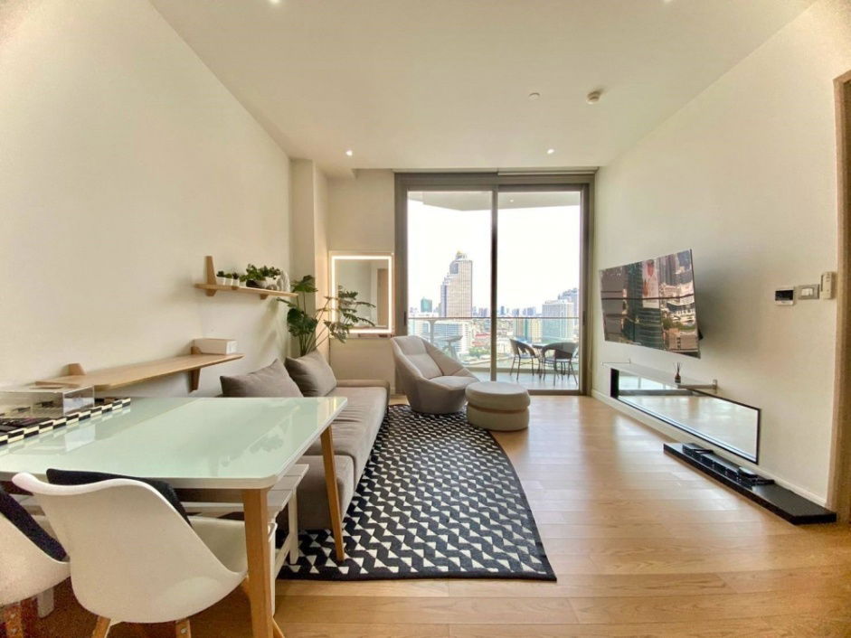 picture TA7236📲LineID @556ryccg🎆1 Bedroom 61 sqm Floor 18 Fully furnished Magnolias Waterfront Residences near ICONSIAM & BTS Charoennakhon - 2/8