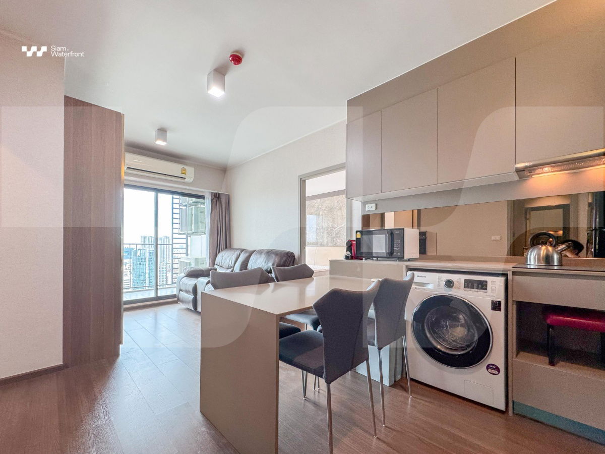 รูป 🔥ให้เช่า ห้องพร้อมอยู่🔥IDEO Sukhumvit 93 2ห้องนอน/2ห้องน้ำ 53sqm ชั้น36 ตกแต่งสวยพร้อมอยู่ Fully Furnished ใกล้ BTS บางจาก - รูปที่ 3/37