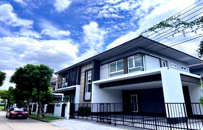 บ้านเดี่ยวให้เช่า : ให้ เช่า บ้านเดี่ยว M1267 Laddarom Bangna 362 ตรม 101 ตรว