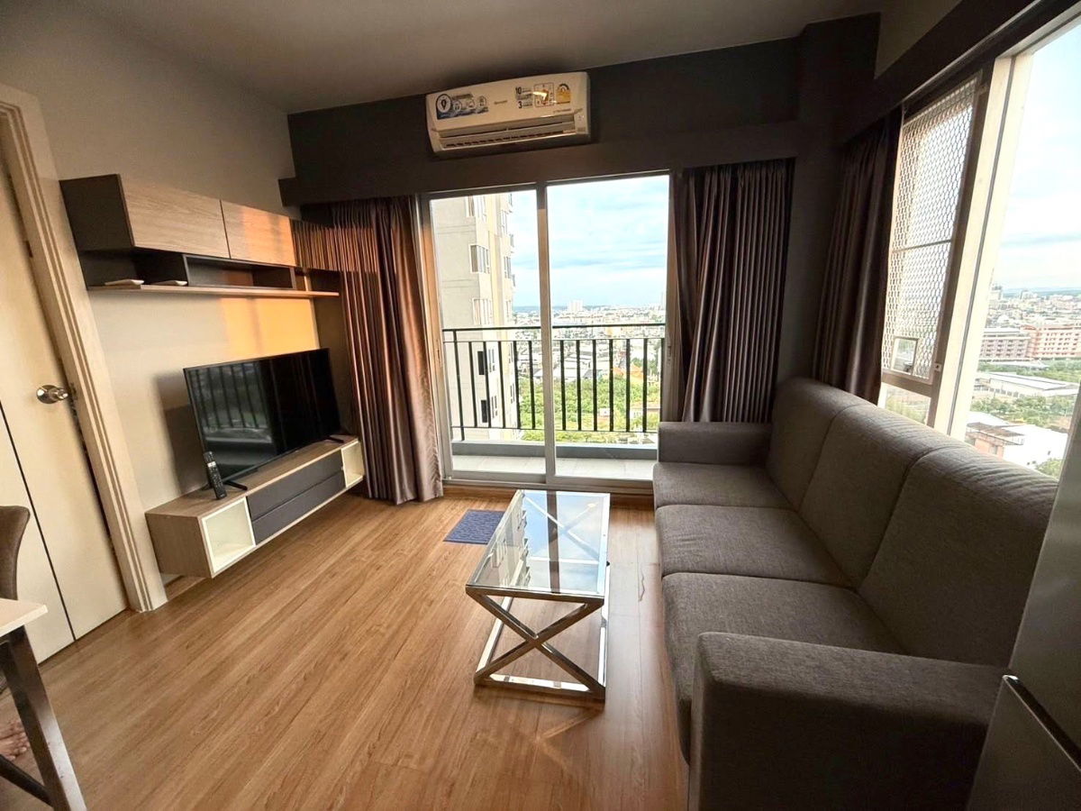 รูป ให้เช่า พลัส 30 เมตร ชั้น 15 วิวสระน้ำ ห้องมุม ทิศใต้ ขนาด 34.65 ตร.ม.  พร้อมอยู่ ● ราคา 11,000 บาท/เดือน - รูปที่ 10/23