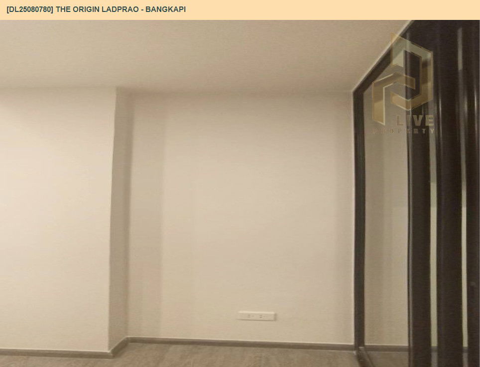 picture DL25080780 Condo for rent, THE ORIGIN LADPRAO - BANGKAPI near -, ready to move in, call urgently 0656133286 LineID @534wlwof - 8/11