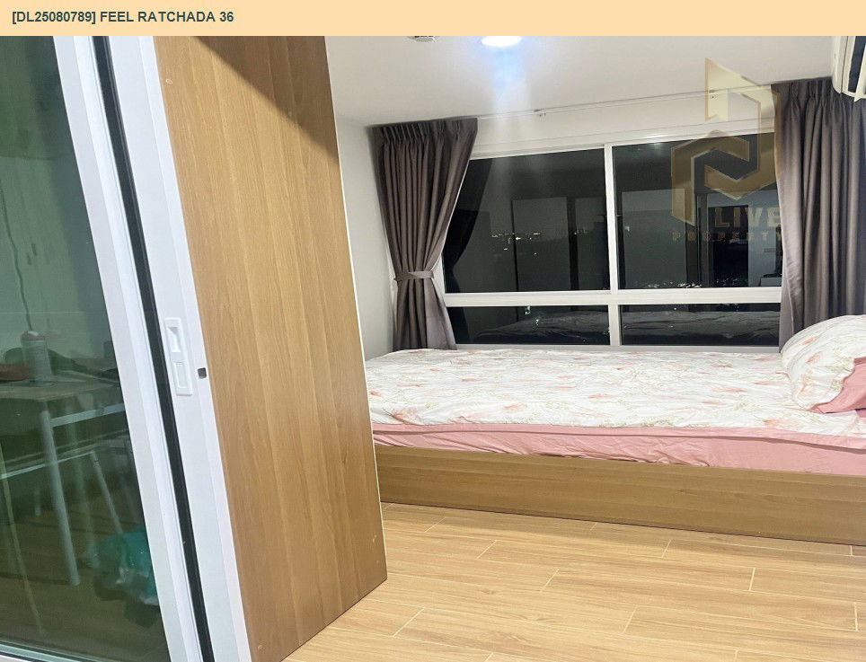picture DL25080789 Condo for rent, Feel Ratchada 36 near MRT ลาดพร้าว, ready to move in, call urgently 0656133286 LineID @534wlwof - 3/11