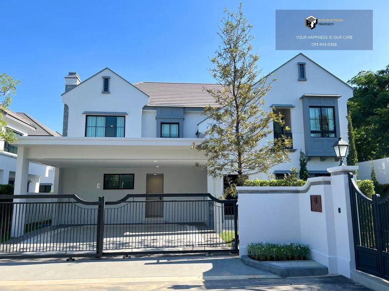 Houses for sale : Nantawan Rama 9-New Krungthepkreetha | 2-storey detached house, French Eclectic style #2025082511517