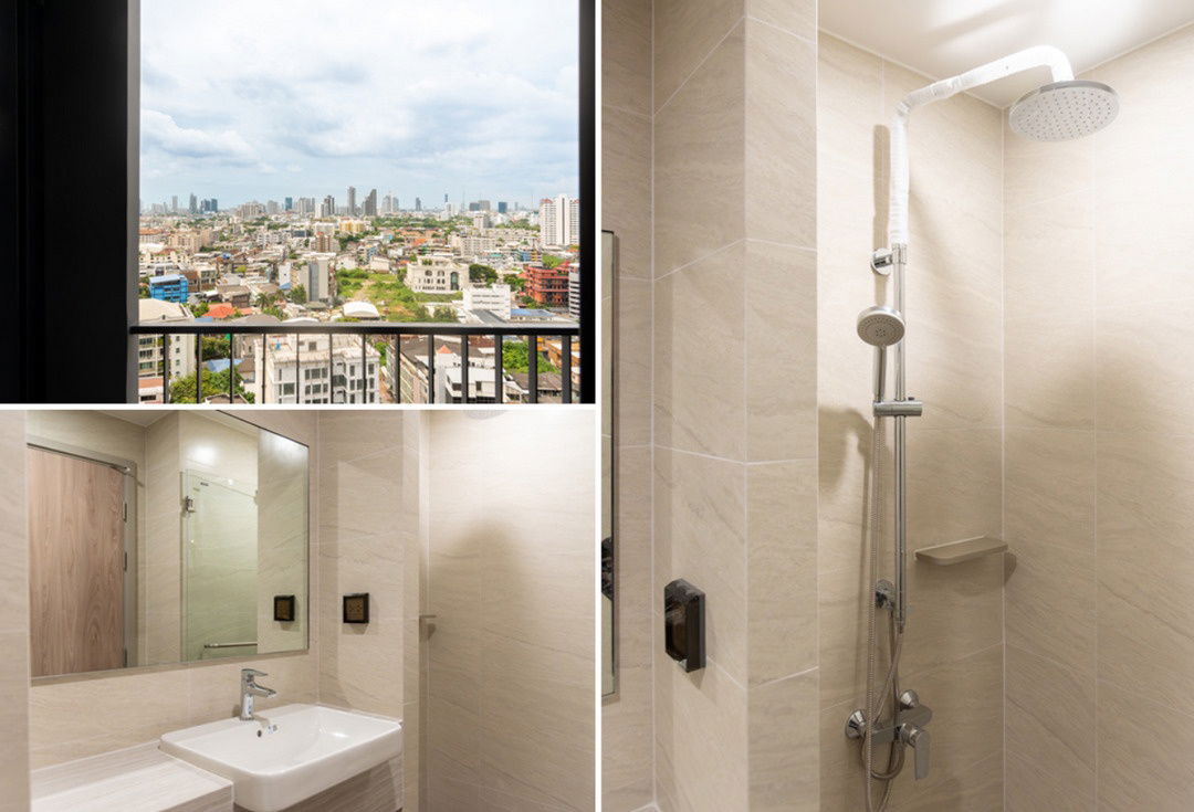 picture Call : 096-256-5559 Luxury Condo The Crown Residences @MRT Lumphini Station 1 Bedroom New Room, Fully furnished - 8/14