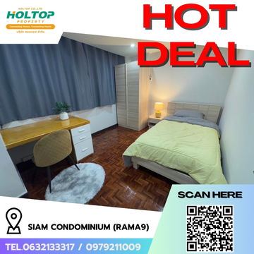 #R5916 🎉 250868  Condo for rent  Siam Condominium (Rama9)