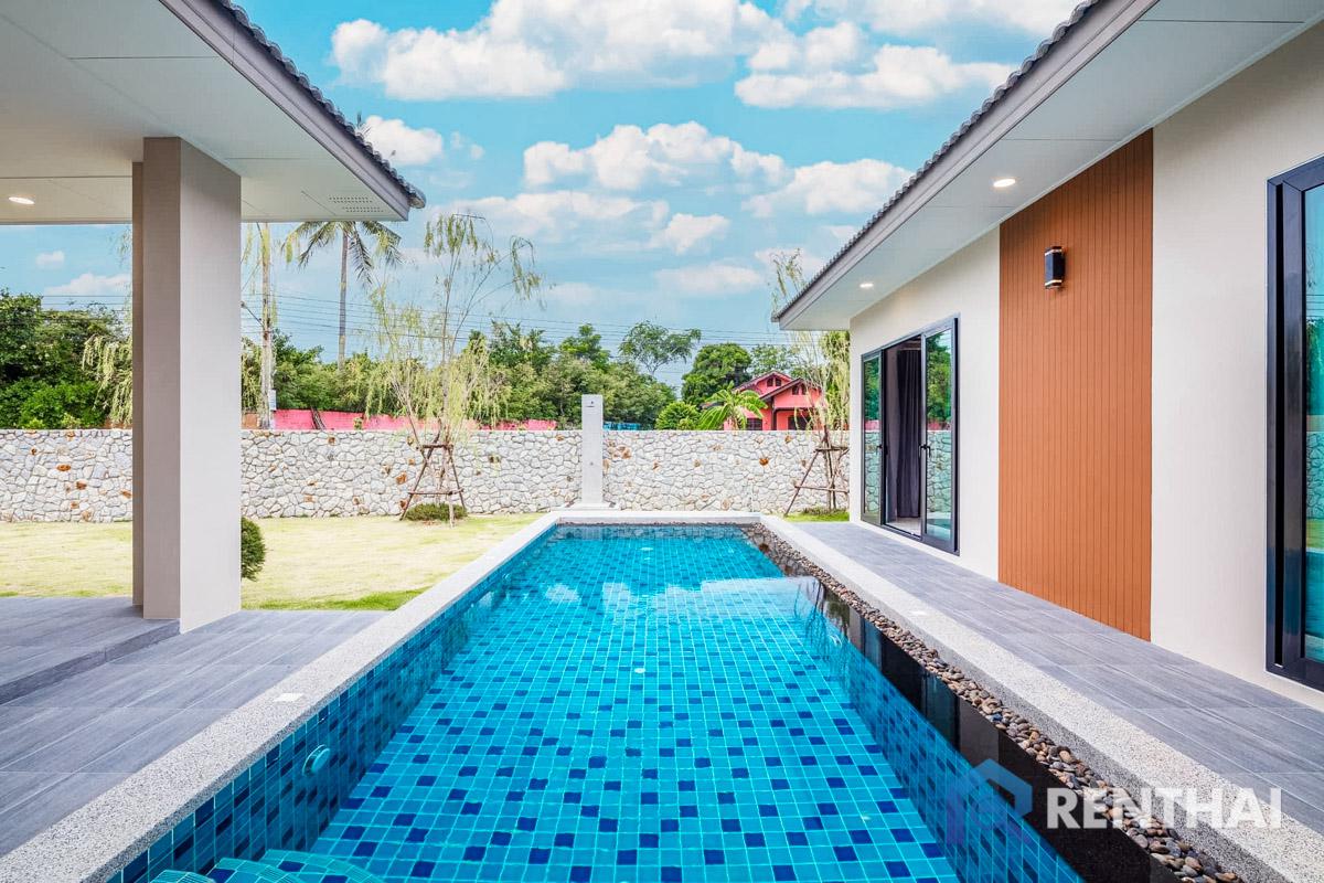 รูป วิลล่าสระว่ายน้ำ 3 ห้องนอน 4 ห้องน้ำ พร้อมสระว่ายน้ำในพัทยา - รูปที่ 22/25
