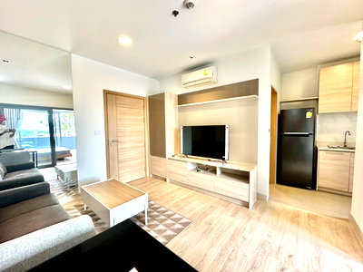 Condos for rent Ninja Market : "NEW ROOM" : Casaluanar Mesto 1 BED (47 sq m - wide balcony) : garden and city view, fully furnished, ready to move in