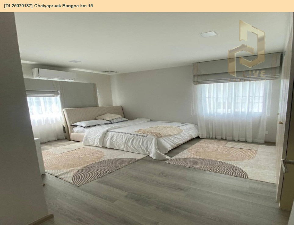 picture DL25070187 Single house for rent at Chaiyapruek Bangna km.15, ready to move in. Call 0638692663 Line ID @655ebbvc - 9/13
