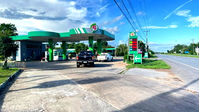 Land for sale Mukdahan : 🟢For Sale🟢PT gas station, area 17 rai, next to main road 4📱ADD LINE @nathong97 (reply ⚡ 24 Hr) P1159