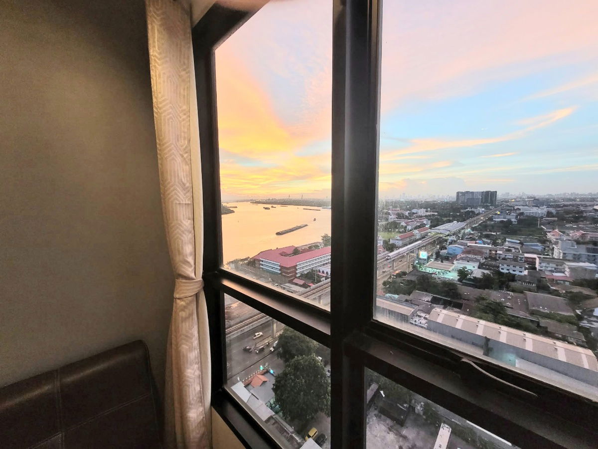 รูป 🍀ให้เช่าคอนโด Knightbridge Sky River Ocean  200ม.จาก BTS ปากน้ำ 1 ห้องนอน 26.5ตรม.ห้องสวย มีเครื่องซักผ้า เช่าเพียง 9000- - รูปที่ 5/23