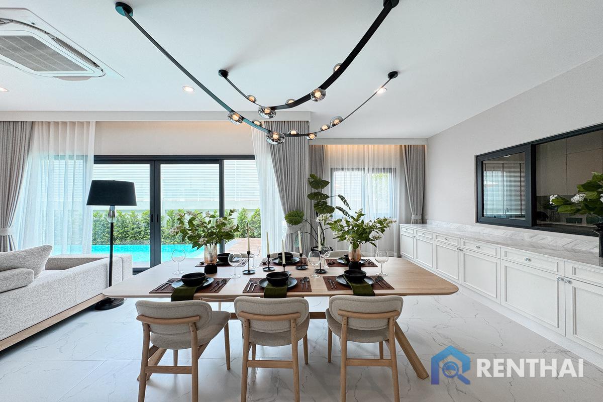 รูป บ้านหรูในพัทยา พร้อมเฟอร์นิเจอร์ครบ ในราคาที่ดีที่สุด - รูปที่ 9/25