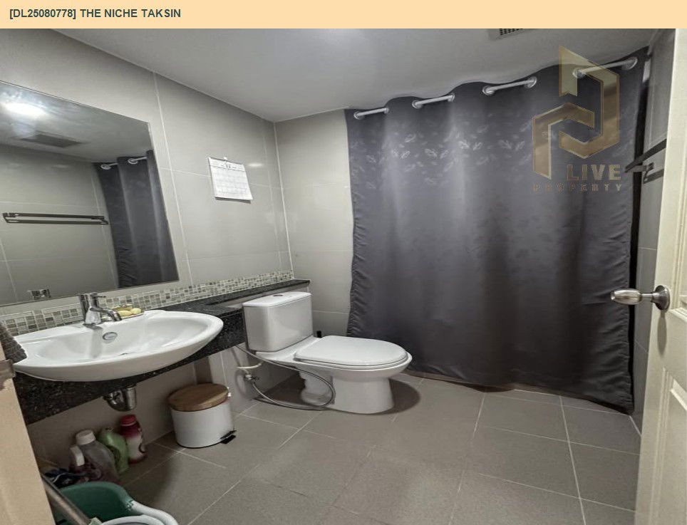 picture DL25080778 Condo for rent, The Niche Taksin near BTS Wongwian Yai, ready to move in, call urgently 0656133286 LineID @655ebbvc - 8/11