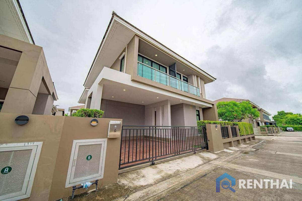 รูป ขายบ้านเดี่ยวหลังมุม สภาพใหม่ ทำเลพรีเมียม - รูปที่ 1/25