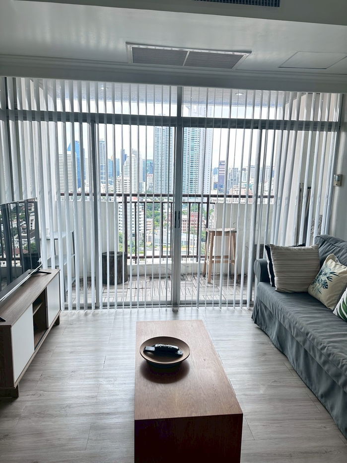picture Condo for rent: (inner Bangkok view), 57 sq m, 1 bedroom, 1 bathroom, near MRT - 19/32