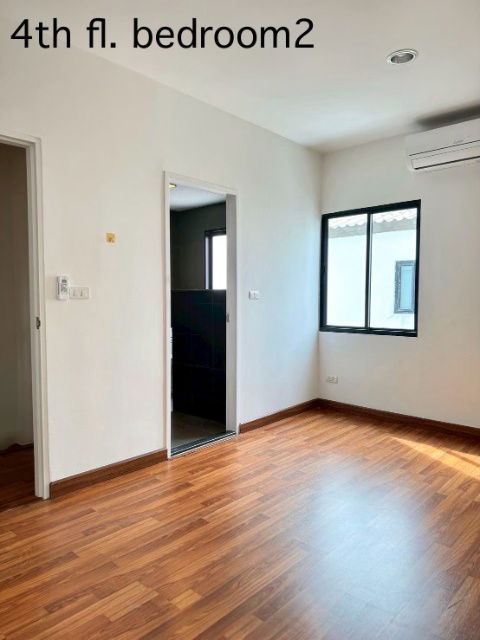 picture WS2717 🏡 Townhome for rent, 4 floors - Areeya Mandarina Sukhumvit 77, corner unit, shady atmosphere, only 50,000 baht/month. - 13/17