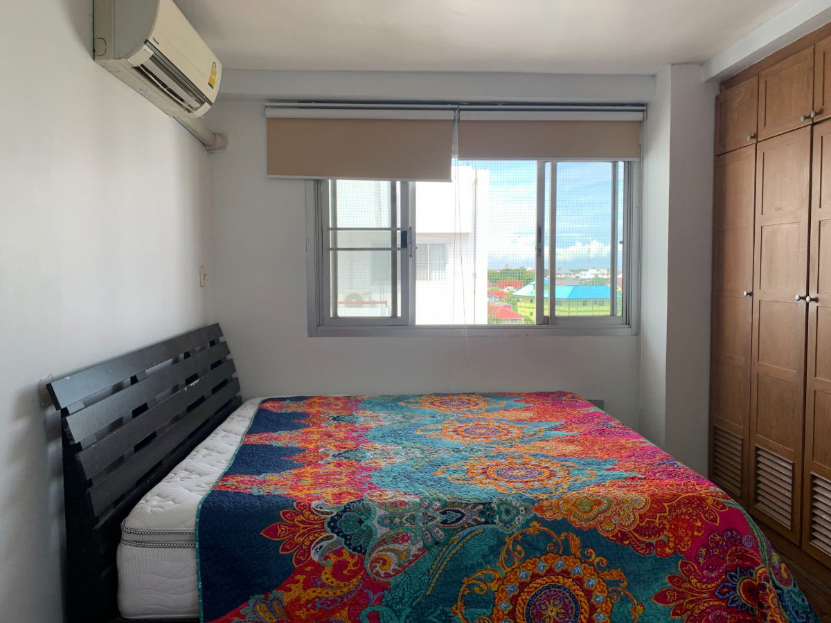 picture Condo for rent, Sammakorn Ramkhamhaeng, large room, ready to move in, swimming pool view - 3/8