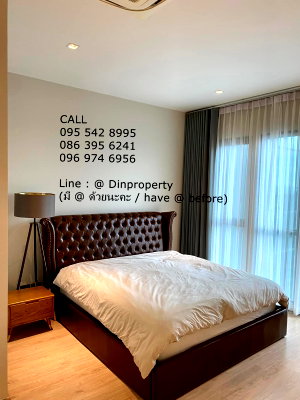 Condos for rent : Rent  Whizdom Station Ratchada Thapra , 2 bed , BTS Talad phu, near the mall thapra , Line@ : @dinproperty
