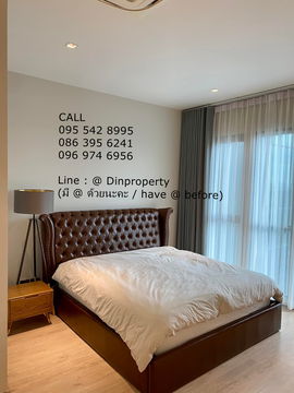 Rent  Whizdom Station Ratchada - Thapra , 2 bed , BTS talad phu , near the mall thapra ,Line@ : @dinproperty