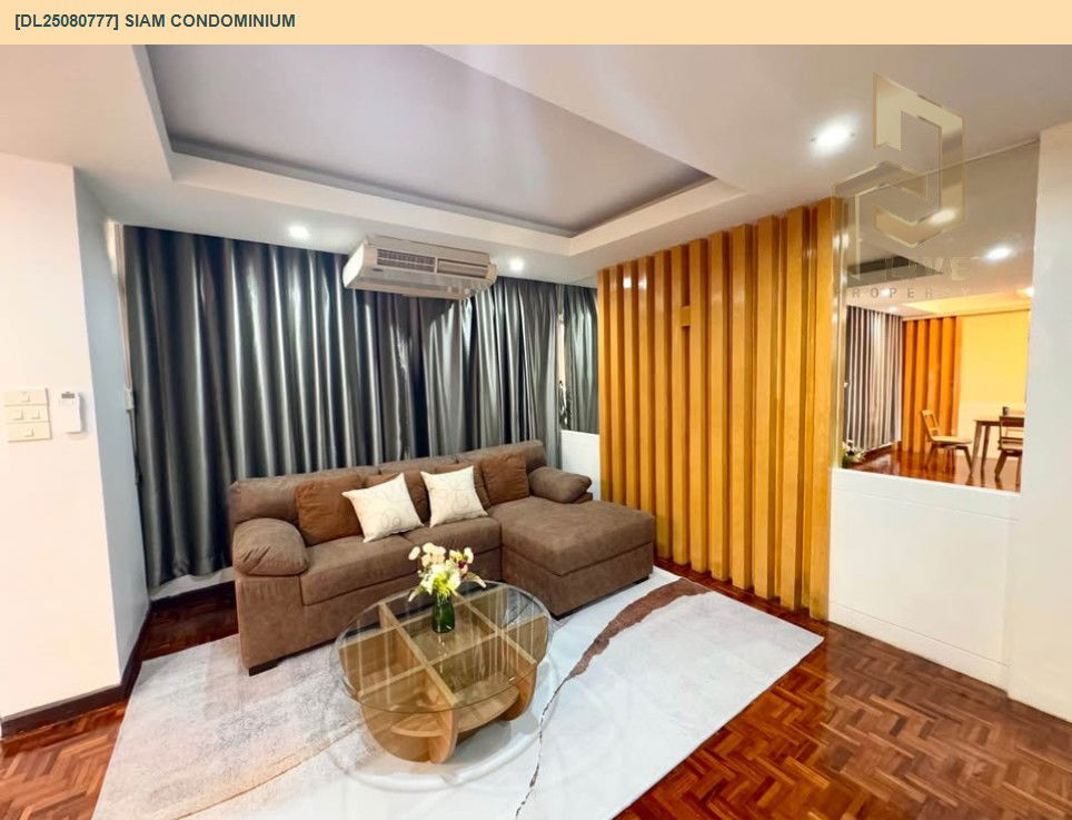 รูป DL25080777 ให้เช่าคอนโด สยาม คอนโดมิเนียม (Siam Condominium) ใกล้ - พร้อมเข้าอยู่ โทรด่วน 0638692663 LineID @534wlwof - รูปที่ 2/10