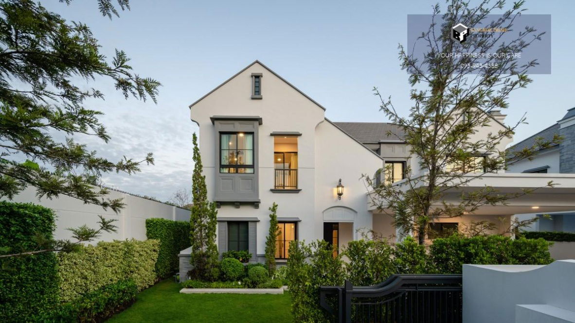 picture Nantawan Rama 9-New Krungthepkreetha | Classic French style house, luxurious, neat, ready to move in #2025082511522 - 1/17
