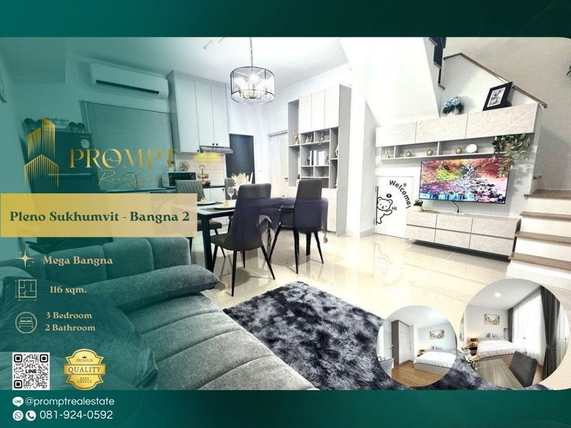 Houses for rent : OP01935 - Pleno Sukhumvit - Bangna 2