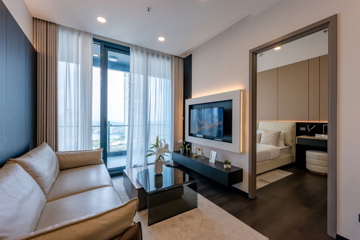 รูป Sapphire Condominium พระราม 3 – 2 ห้องนอน ขนาดใหญ่ พร้อมวิวแม่น้ำ | เริ่มต้นเพียง 6.39 ล้านบาท - รูปที่ 5/35