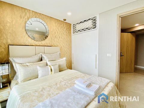 ขายคอนโด Copacabana Jomtien 1 ห้องนอนตกแต่งครบพร้อมอยู่ วิวทะเล
