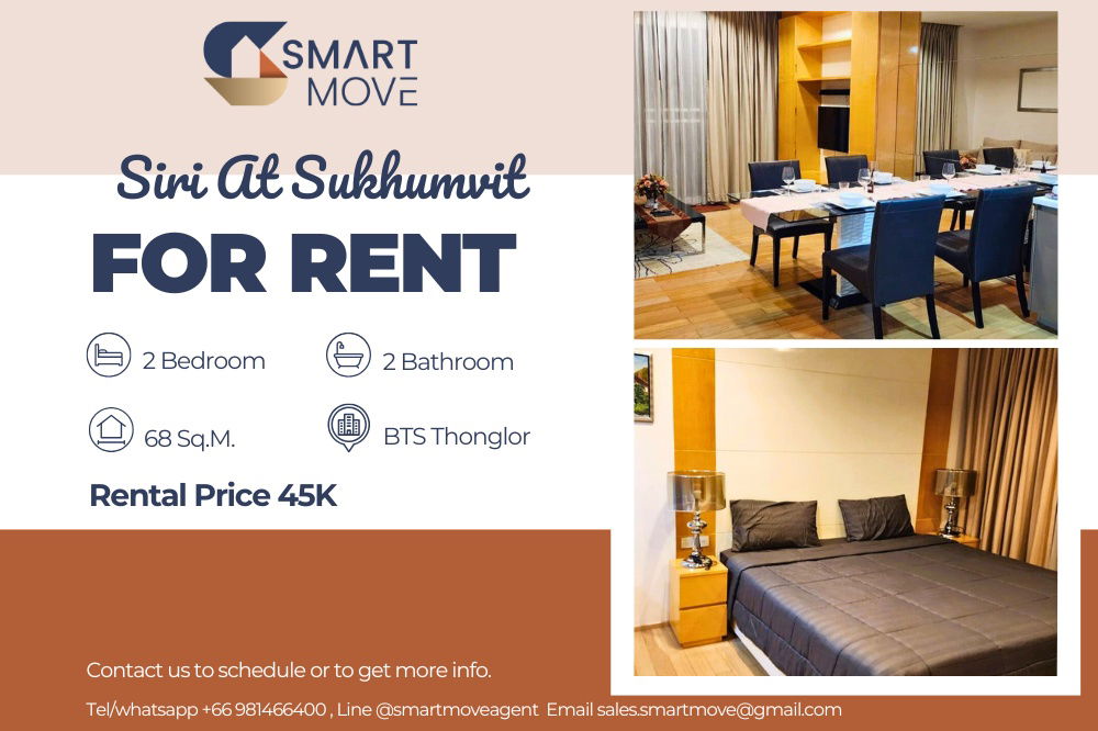 picture 🔥 For Rent !!🔥 Code C20221211151..........Siri At Sukhumvit, 2 bedroom, 2 bathroom, North Facing, prime area, furnished, ready to move in 📣📣 - 1/16