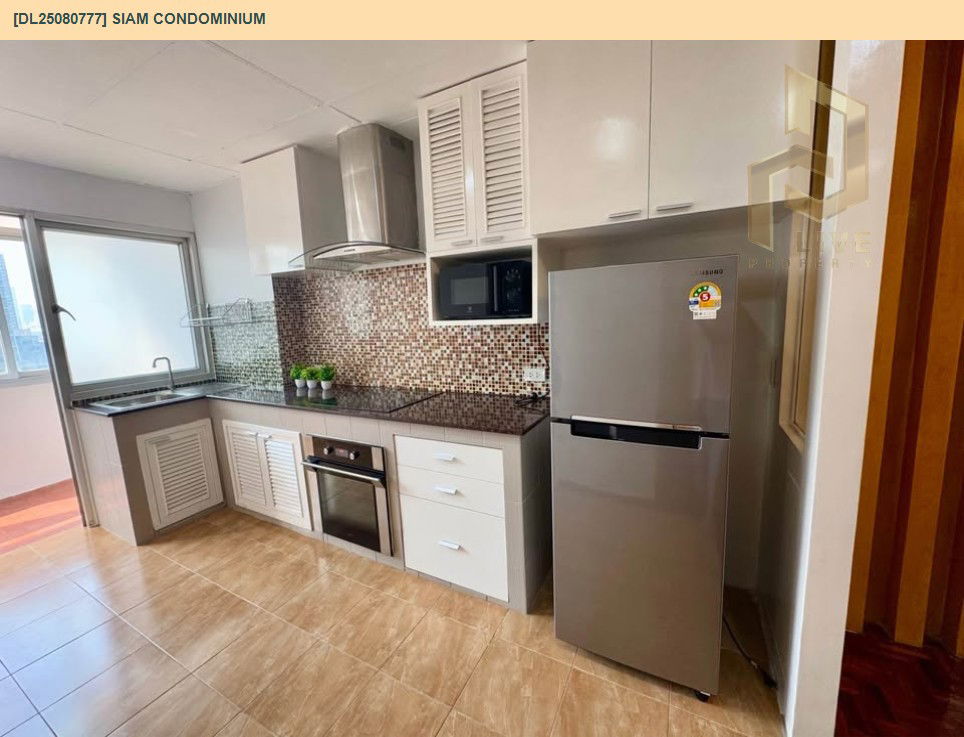 รูป DL25080777 ให้เช่าคอนโด สยาม คอนโดมิเนียม (Siam Condominium) ใกล้ - พร้อมเข้าอยู่ โทรด่วน 0638692663 LineID @534wlwof - รูปที่ 10/10