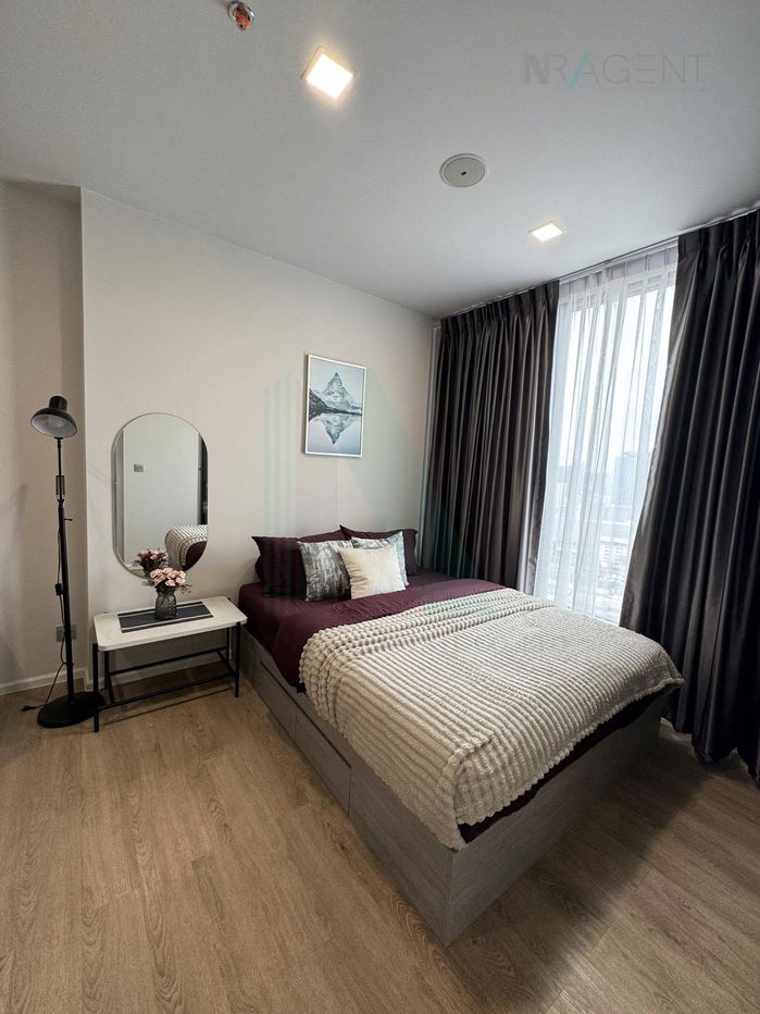 picture 🚩 For Rent Condo MODIZ RHYME RAMKHAMHAENG Building 1, Floor 21,Studio, Room size 24 sqm - 3/8