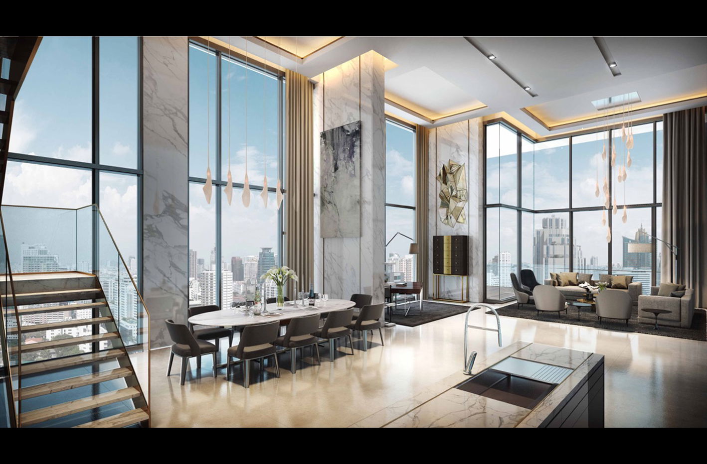 รูป Q 1 Sukhumvit 2 bedrooms, for sale - รูปที่ 2/9