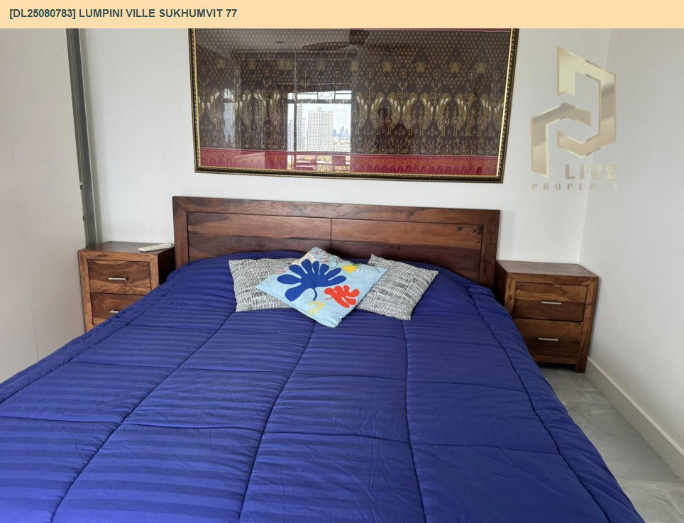 picture DL25080783 Condo for rent, Lumpini Ville Sukhumvit 77 near BTS On Nut, ready to move in, call urgently 0656133286 LineID @655ebbvc - 3/11