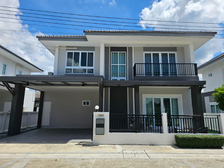 Houses for sale : 🔥 Urgent Sale!!! Single House, fully extended and move-in ready, special price at The Best Lamlukka Klong 8