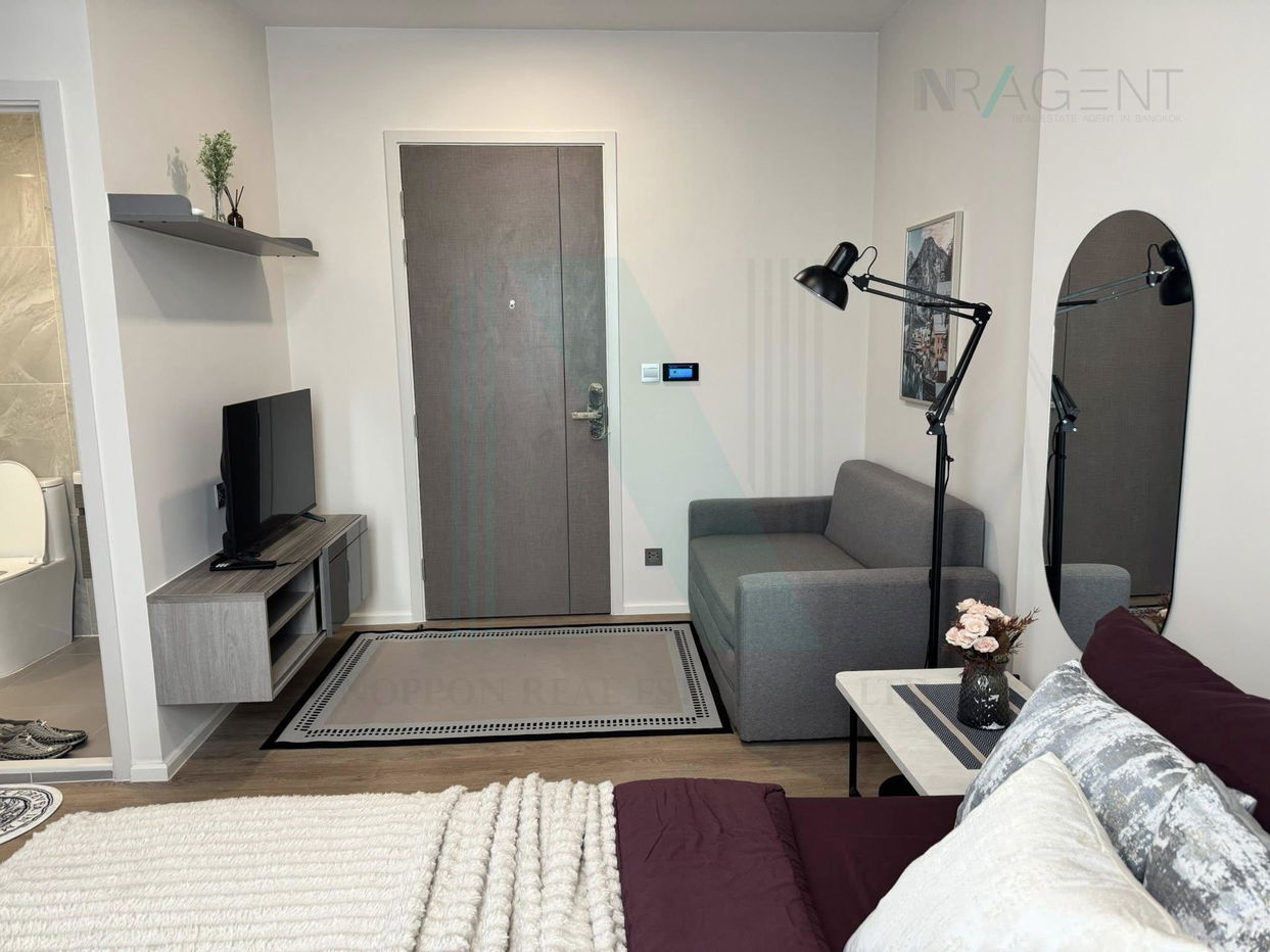 picture 🚩 For Rent Condo MODIZ RHYME RAMKHAMHAENG Building 1, Floor 21,Studio, Room size 24 sqm - 1/8