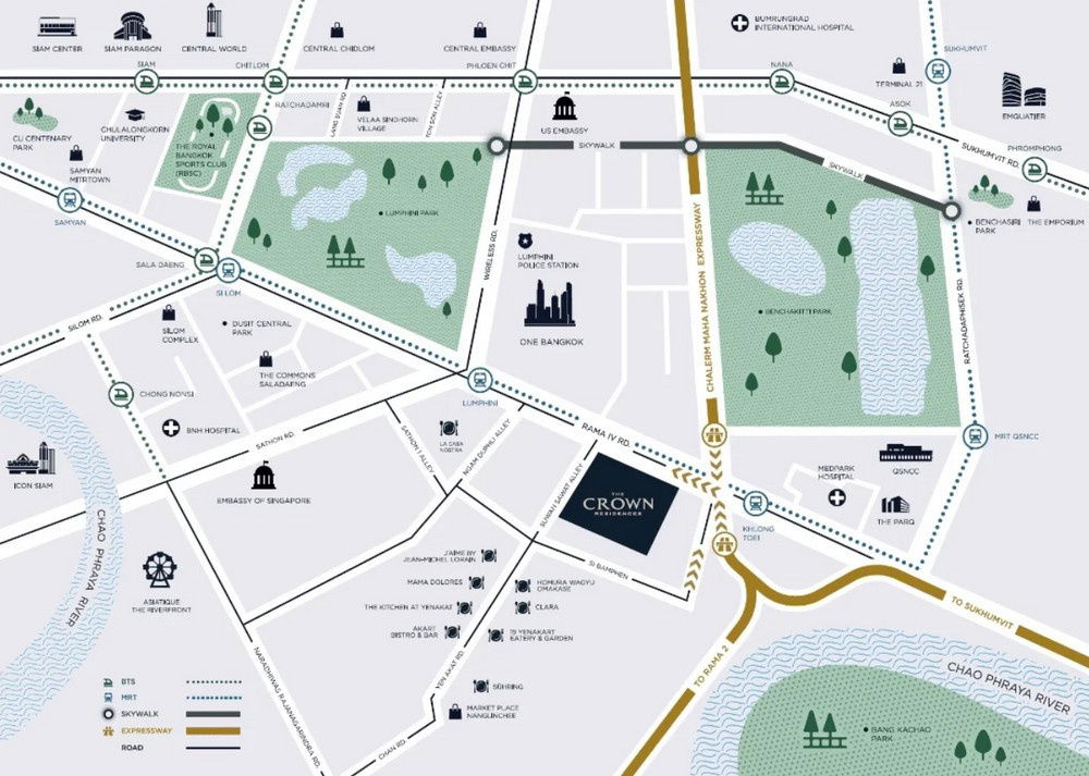 picture Call : 096-256-5559 Luxury Condo The Crown Residences @MRT Lumphini Station 1 Bedroom New Room, Fully furnished - 13/14