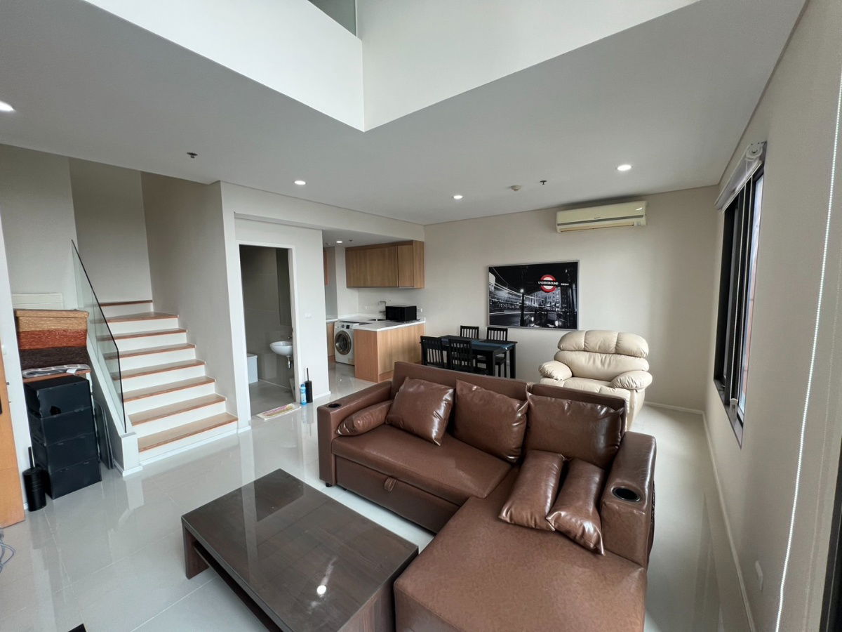รูป ปล่อยเช่า Villa asoke วิลล่า อโศก duplex 86ตารางเมตร - รูปที่ 2/12