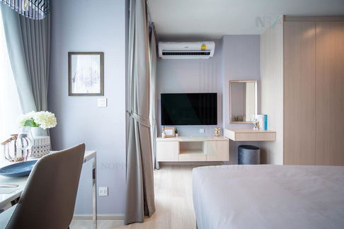 🔺 For rent condo LIFE ONE WIRELESS Building 1, Floor 17,Studio, Room size 28.00 sqm