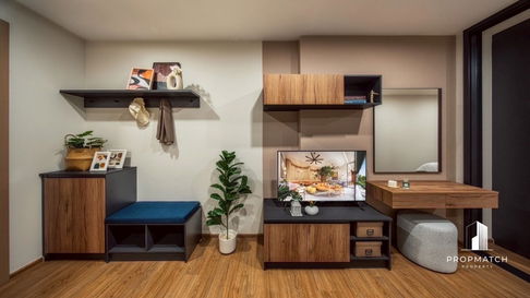 ✨Flash Deal ✨The Line Vibe  ( 1Bed 1Bath 32SQM.) แต่งครบพร้อมอยู่ !! เพียง 17,999บาทต่อเดือน Tel.0981315848 @propmatch