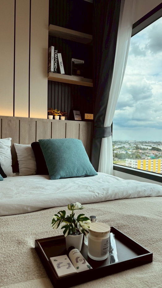picture 🟢For Rent🟢The Livin Ramkhamhaeng, beautiful room, fully furnished! 📱ADD LINE @nathong97 (Reply ⚡ 24 Hr) P1167 - 12/13