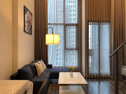 ให้เช่า  Knightbridge Space Rama9 Duplex 38 ตรม.