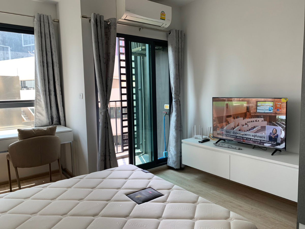 picture For rent: Ideo New Rama 9 condo, recently renovated with a new room, located along the main road. Beautiful room, move-in ready. - 4/10