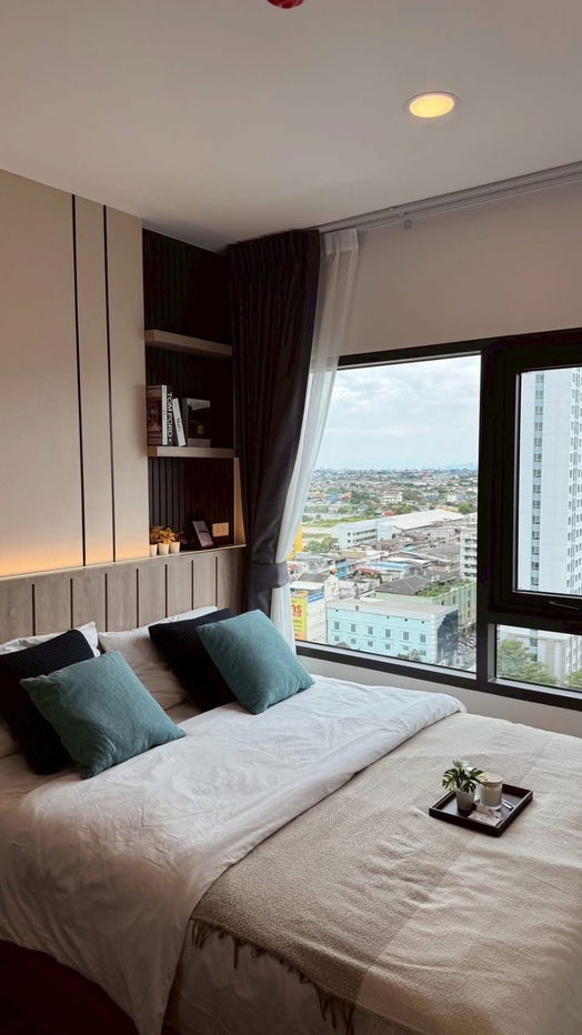 picture For rent ✨ The Livin Ramkhamhaeng ✨ near MRT Interchange Lamsalee, fully furnished and equipped with appliances - 2/11