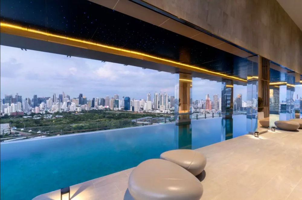 picture Call : 096-256-5559 Luxury Condo The Crown Residences @MRT Lumphini Station 1 Bedroom New Room, Fully furnished - 9/14