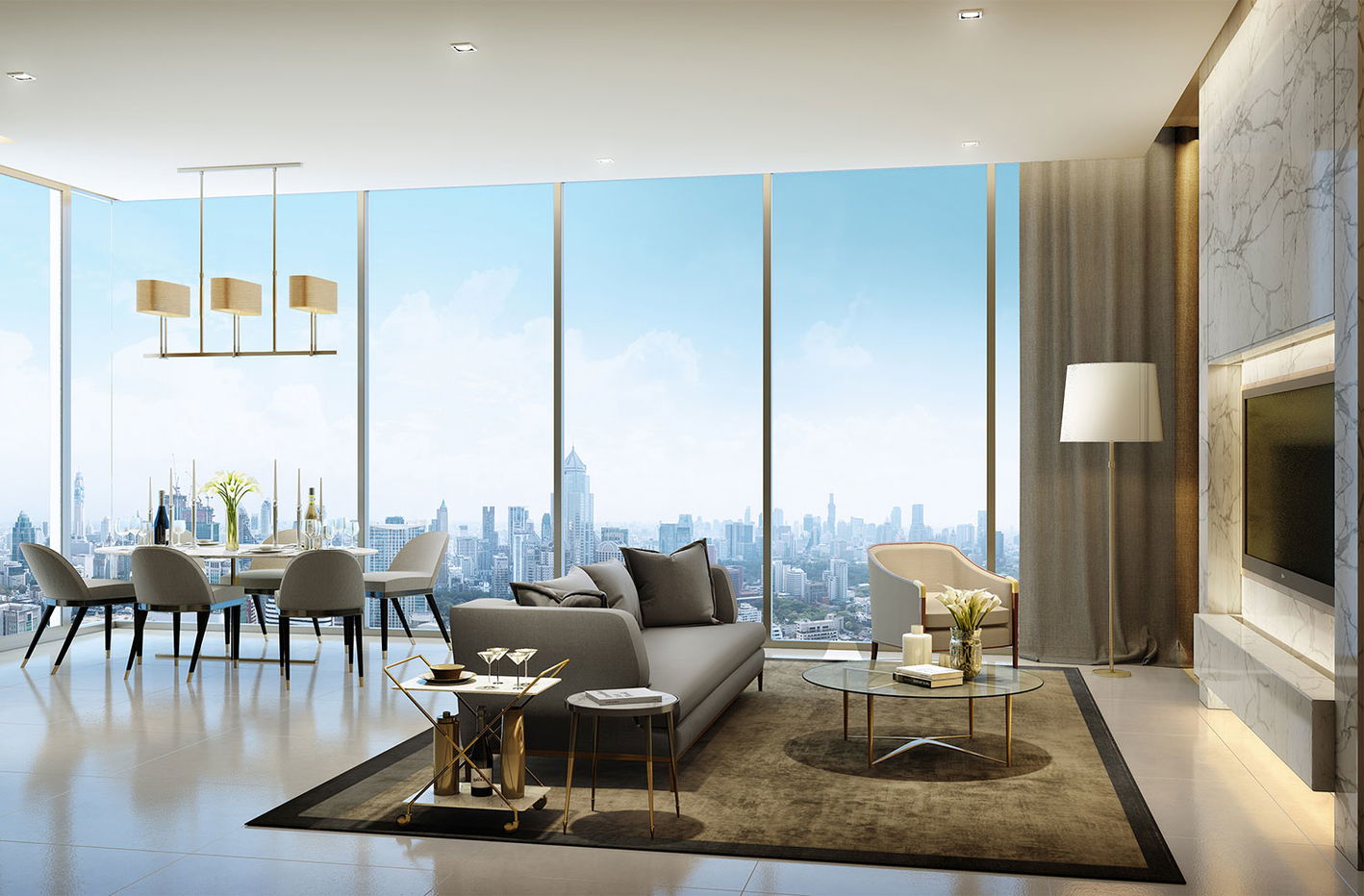picture Q 1 Sukhumvit 4 bedrooms, for sale - 3/9