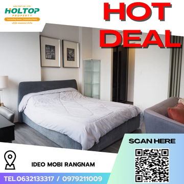 #R5938  🎉 250868 Condo for rent  Ideo Mobi RangNam