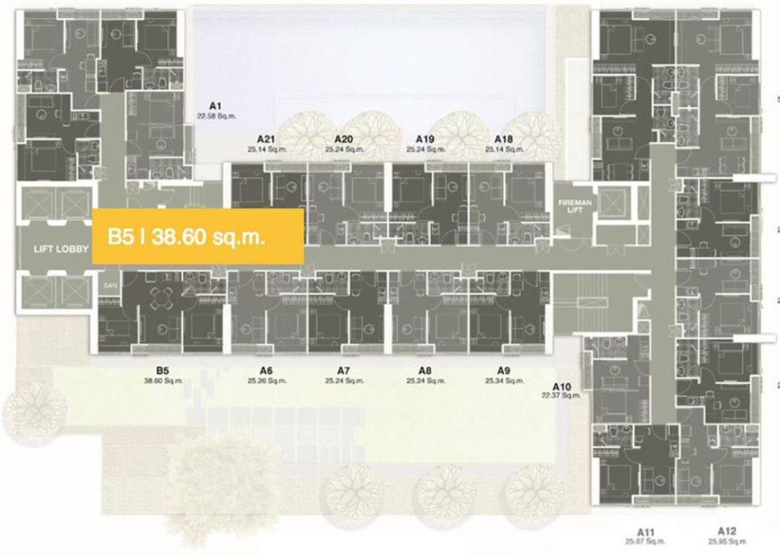 picture WS2709 Noble Revolve Ratchada 2 near MRT Cultural Center, only 27,000 baht/month - 15/16