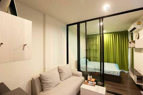 ให้เช่า THE BASE PARK WEST SUKHUMVIT 77 ขนาด 27 ตรม . ชั้น 34 รูปแบบ 1 ห้องนอน