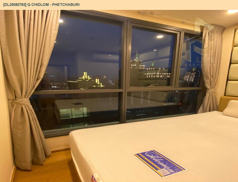 รูป DL25080782 ให้เช่าคอนโด คิว ชิดลม เพชรบุรี (Q Chidlom - Phetchaburi) ใกล้ BTS ชิดลม พร้อมเข้าอยู่ โทรด่วน 0638692663 LineID @534wlwof - รูปที่ 9/11