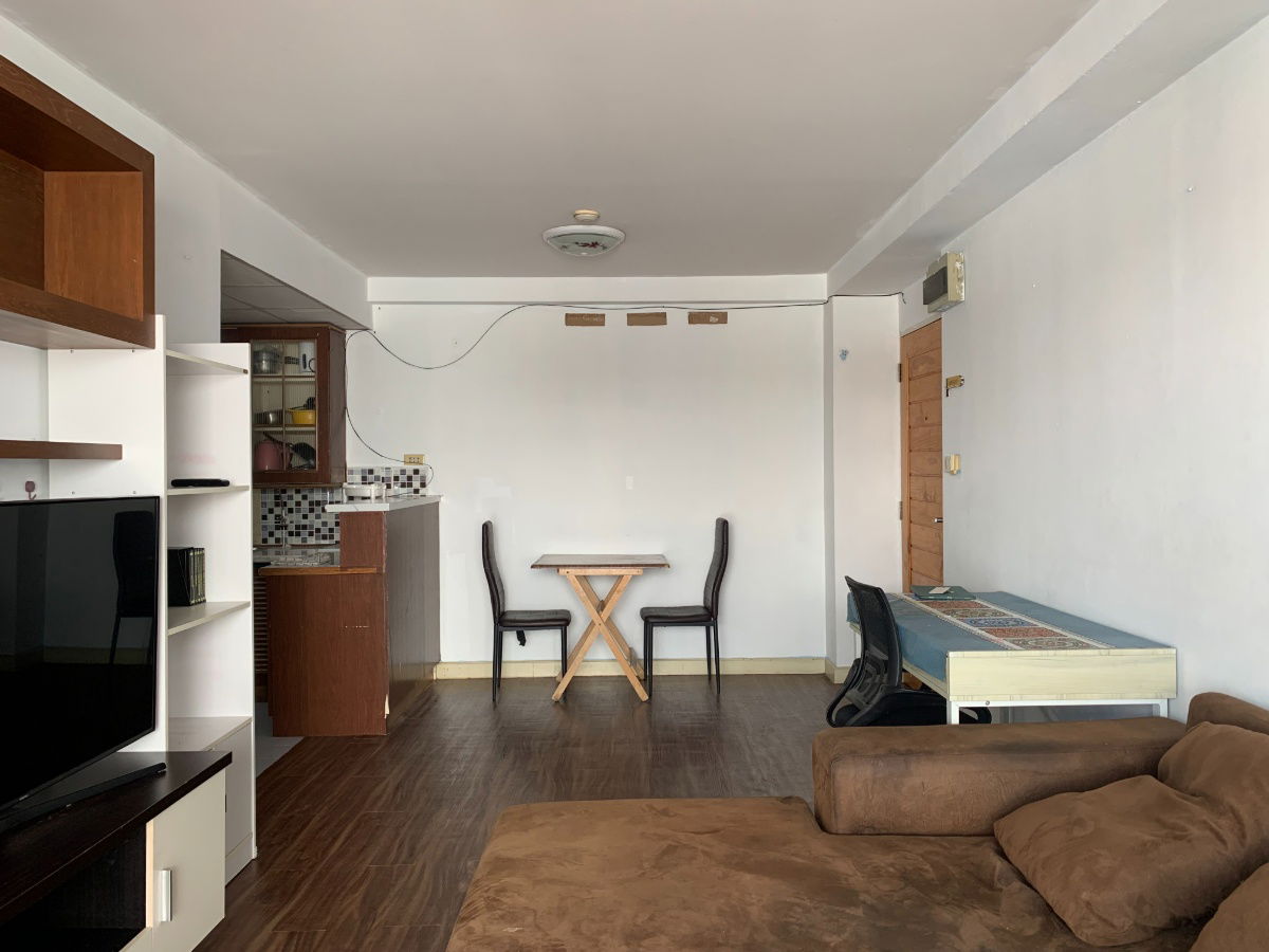 picture Condo for rent, Sammakorn Ramkhamhaeng, large room, ready to move in, swimming pool view - 6/8