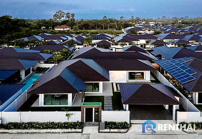 Houses for sale Asian University : Single house with private swimming pool